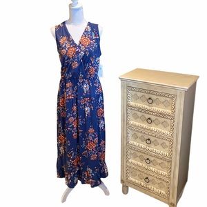 FRENCH GREY Corina Knit Midi Dress Size: L